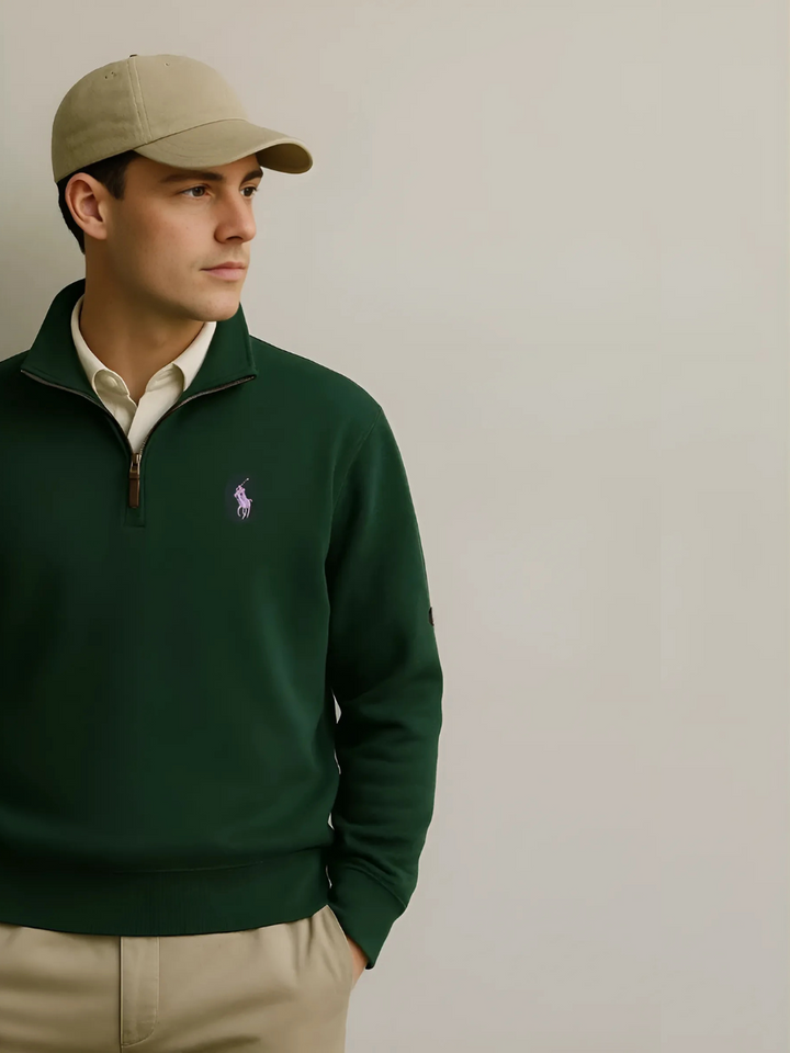 Adam™ | Męski sweter polo