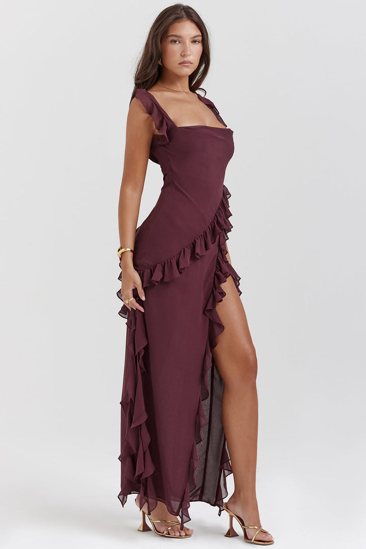 Arielle™ | Maxi sukienka z falbankami