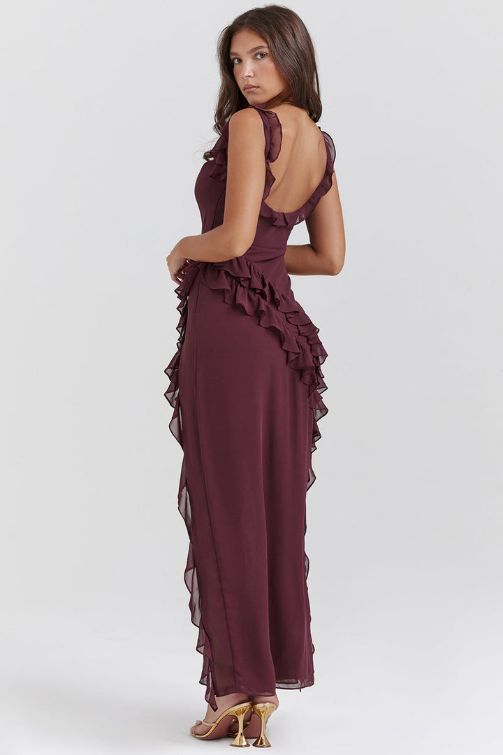 Arielle™ | Maxi sukienka z falbankami