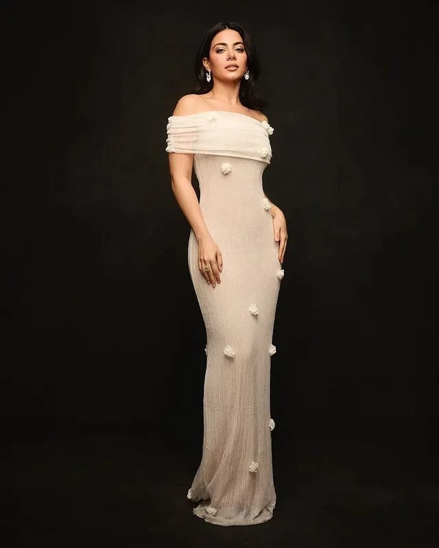 Amelia™ | Sukienka Maxi Orchid Knit