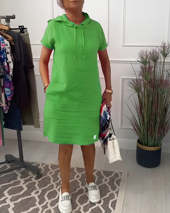 Patricia™ | Luźna Sukienka z Kapturem