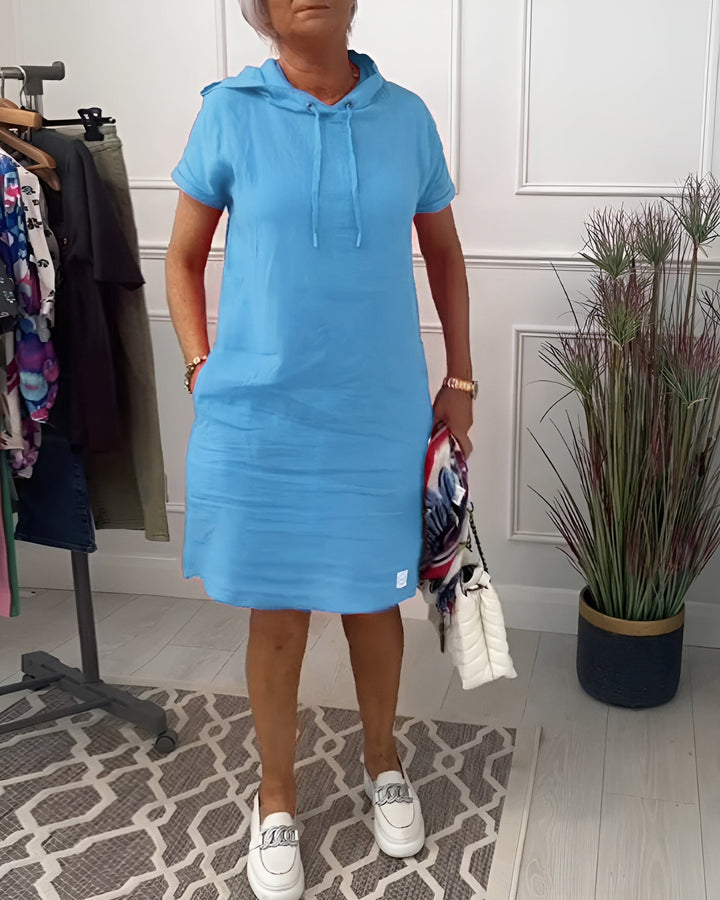 Patricia™ | Luźna Sukienka z Kapturem