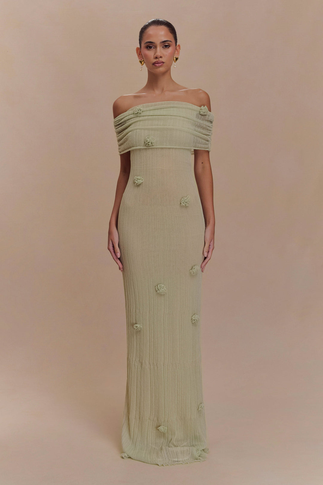 Amelia™ | Sukienka Maxi Orchid Knit