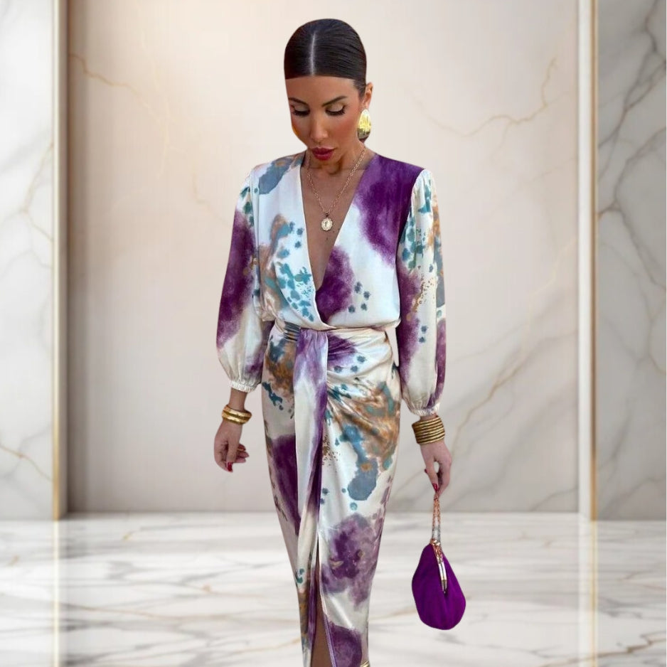 Valeria™ | Elegancka sukienka z wiązaniem w talii