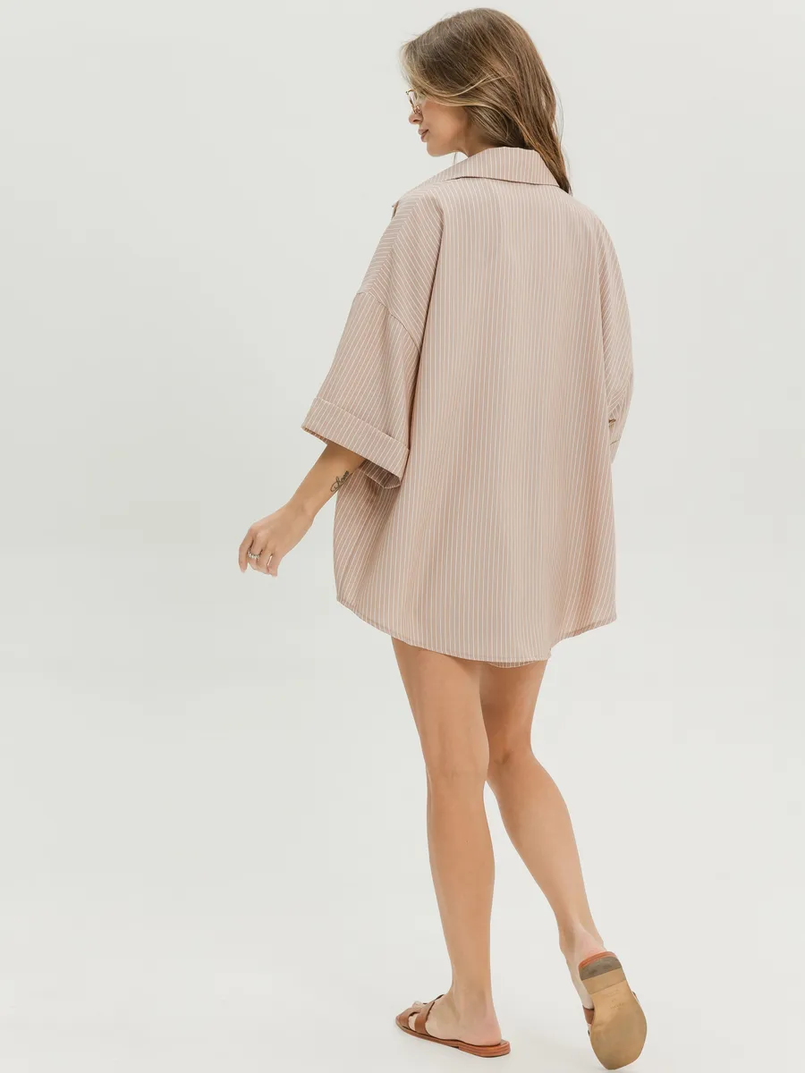 Aurelia™ | Damski Letni Komplet Oversize z Szortami