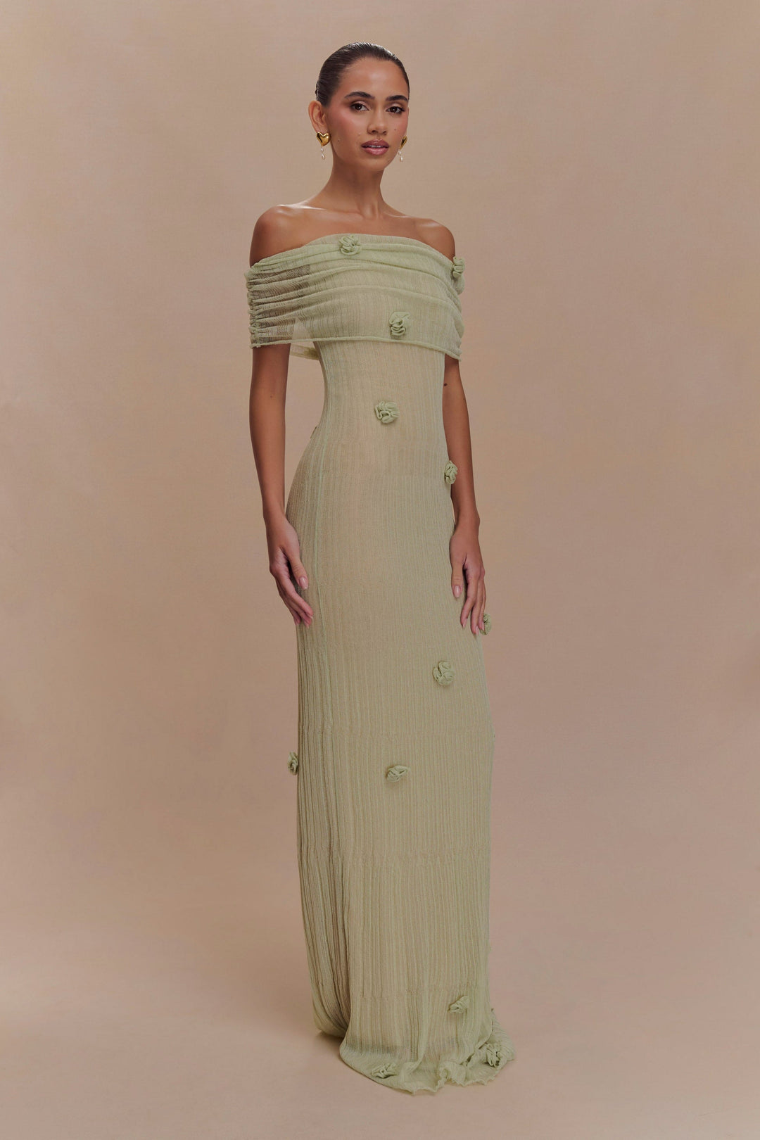 Amelia™ | Sukienka Maxi Orchid Knit
