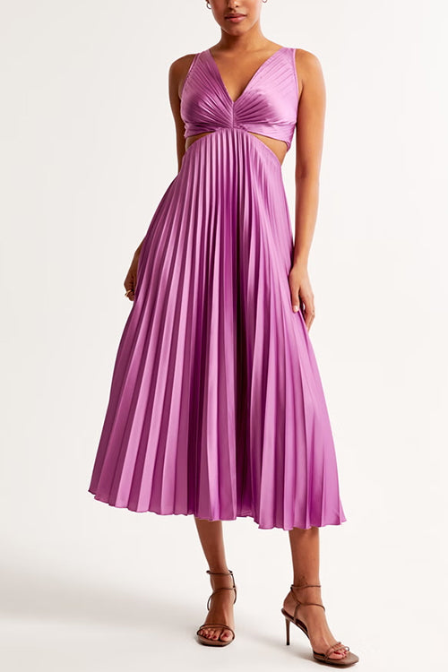 Elsa™ | Elegancka Plisowana Sukienka Maxi