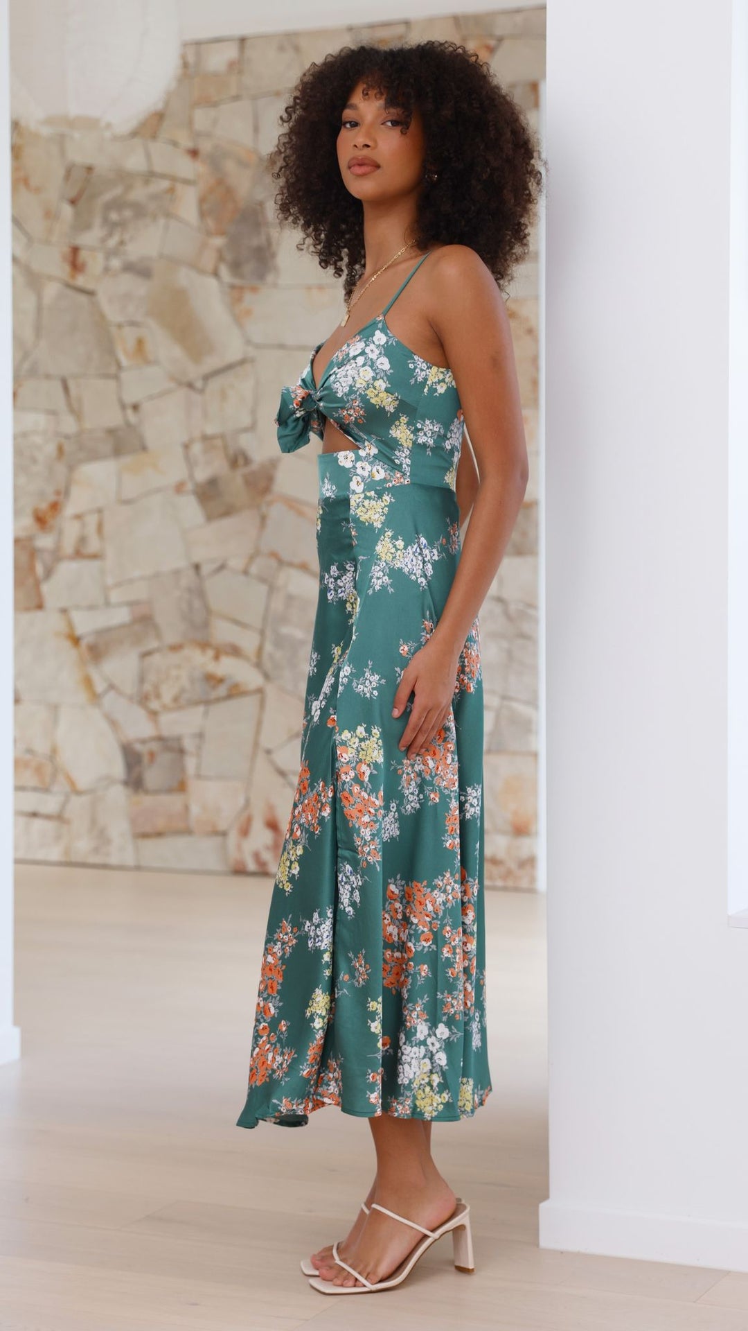 Flora™ | Romantyczna sukienka midi