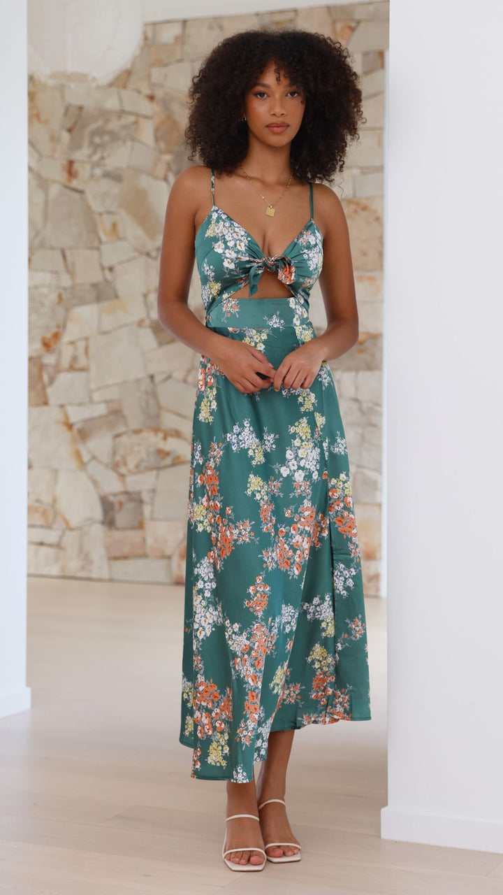 Flora™ | Romantyczna sukienka midi