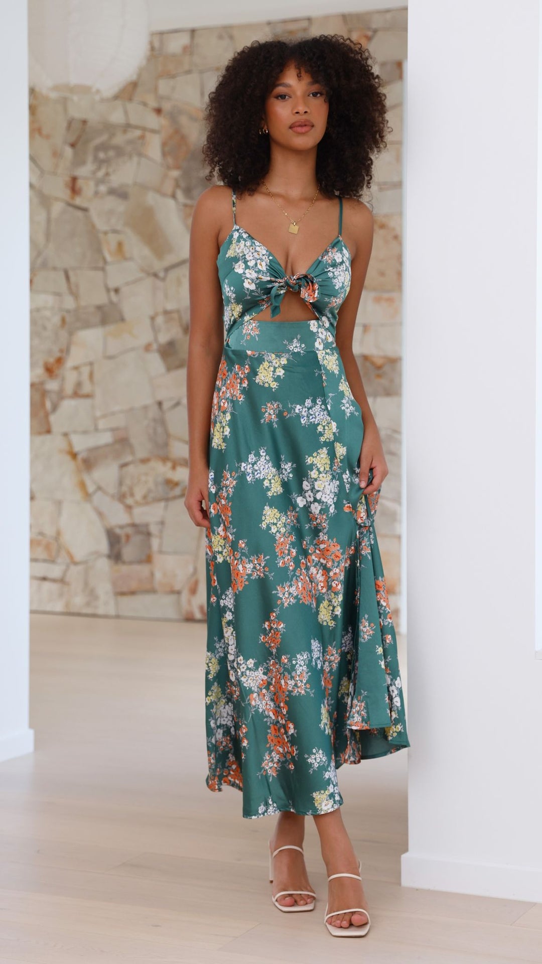 Flora™ | Romantyczna sukienka midi