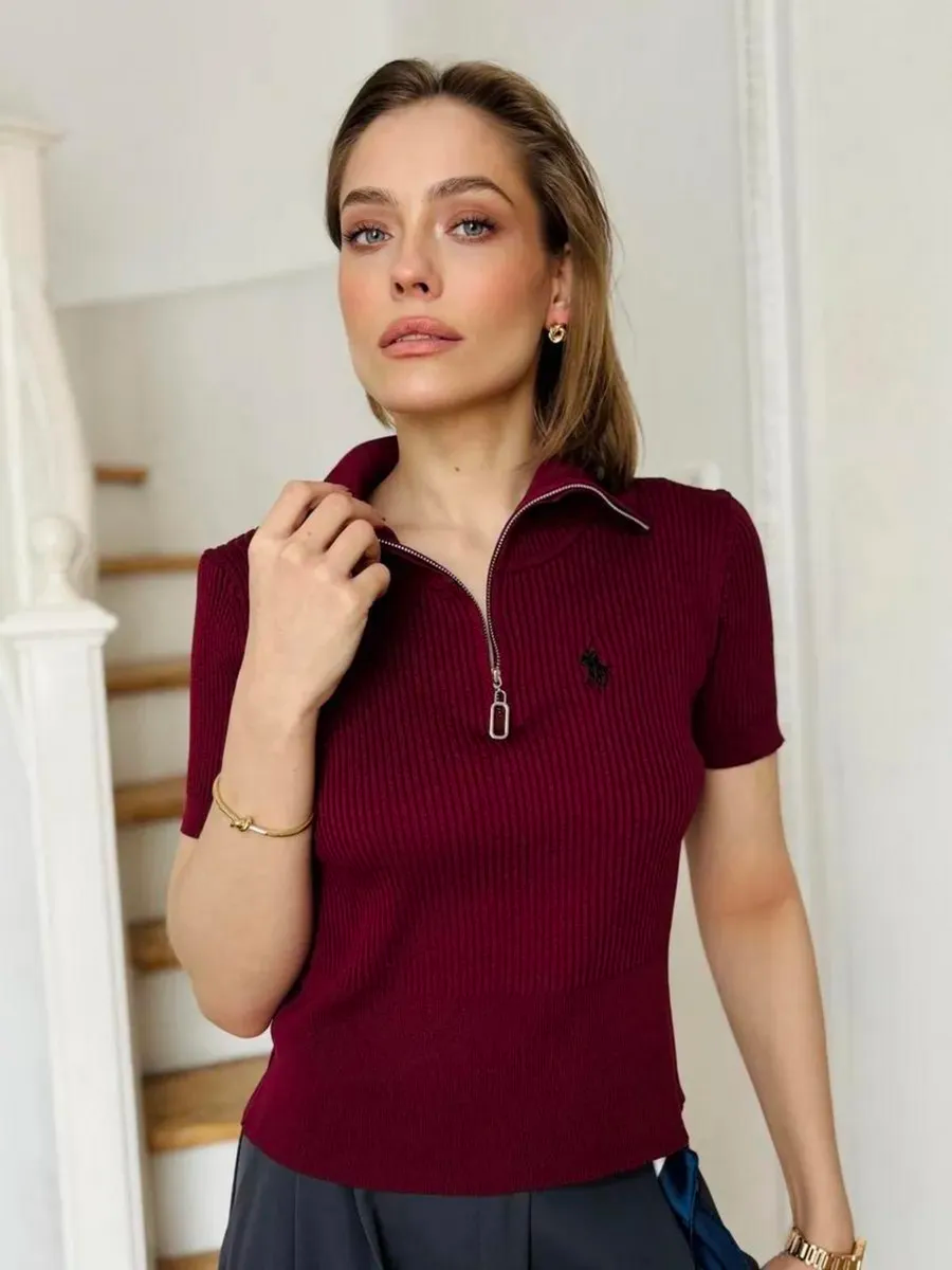 Nina™ | Damska Fajna Koszulka Polo