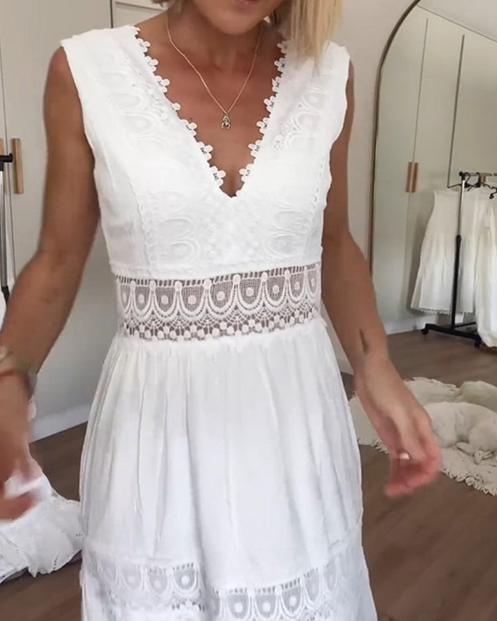 Aurelie™ – Elegancka koronkowa sukienka
