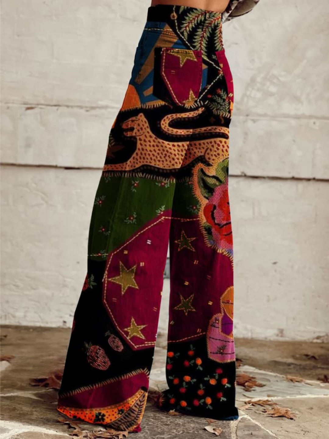 Ava™ | Eleganckie i wygodne spodnie boho vintage
