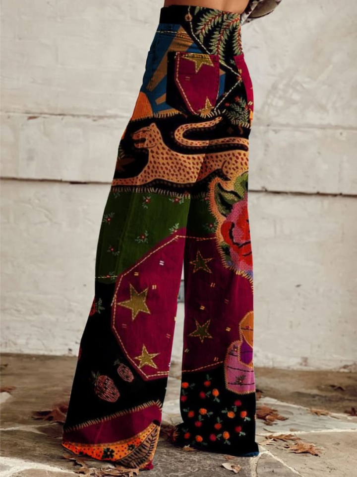 Ava™ | Eleganckie i wygodne spodnie boho vintage