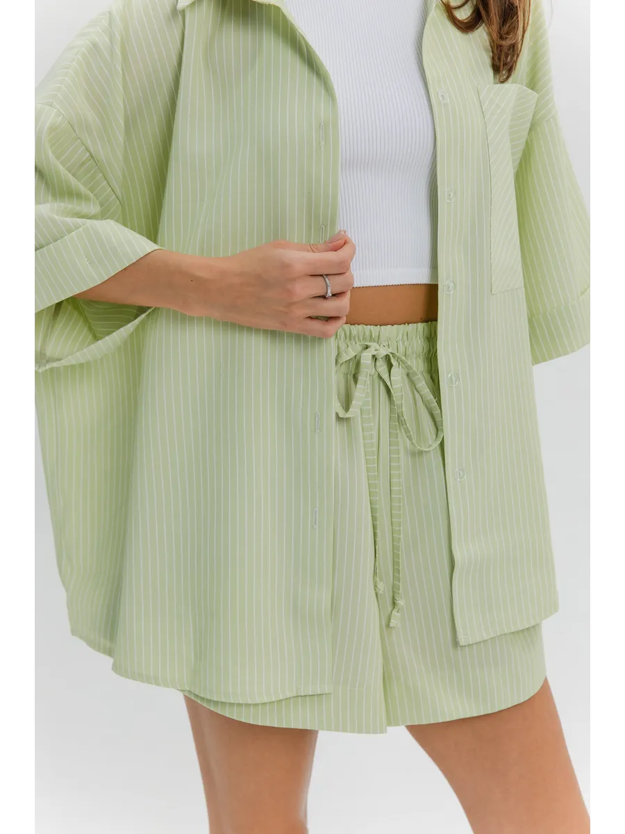 Aurelia™ | Damski Letni Komplet Oversize z Szortami