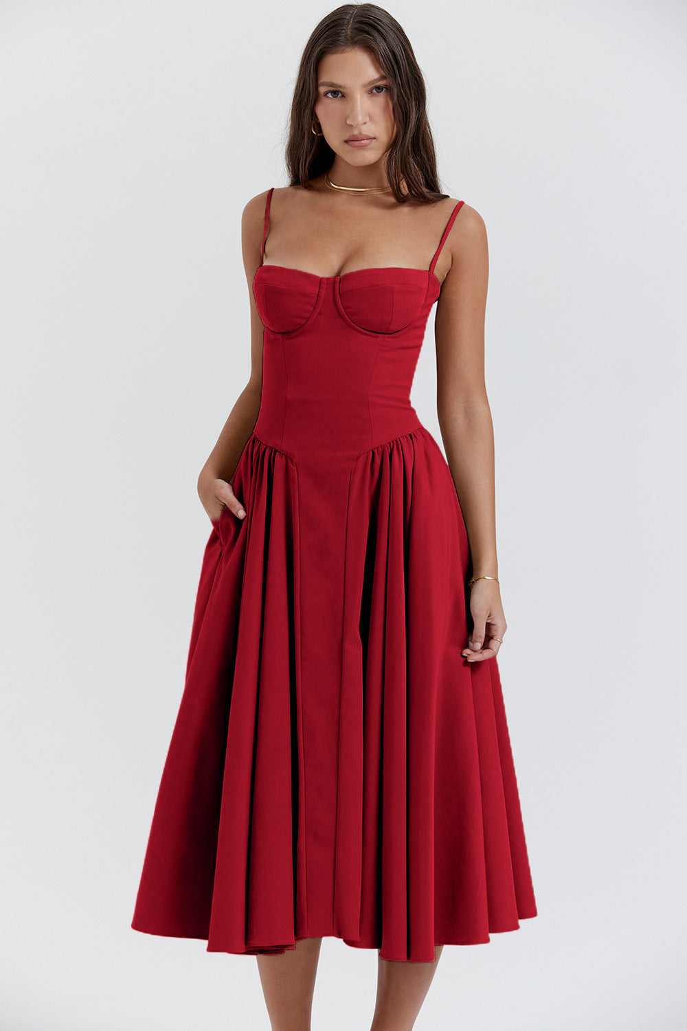 Kiki™ | Damska Sukienka Retro Midi