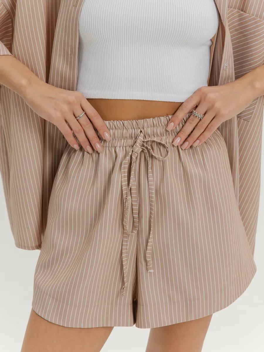 Aurelia™ | Damski Letni Komplet Oversize z Szortami