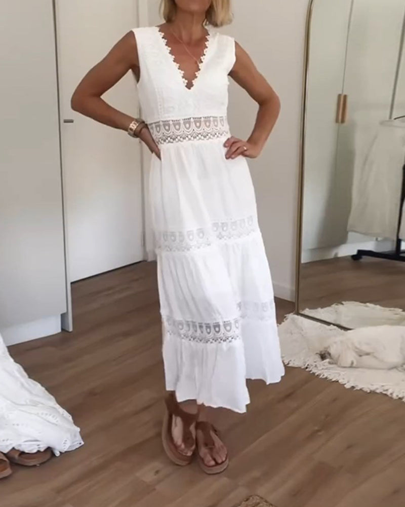 Aurelie™ – Elegancka koronkowa sukienka