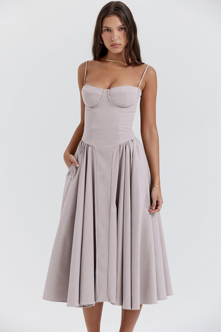 Kiki™ | Damska Sukienka Retro Midi