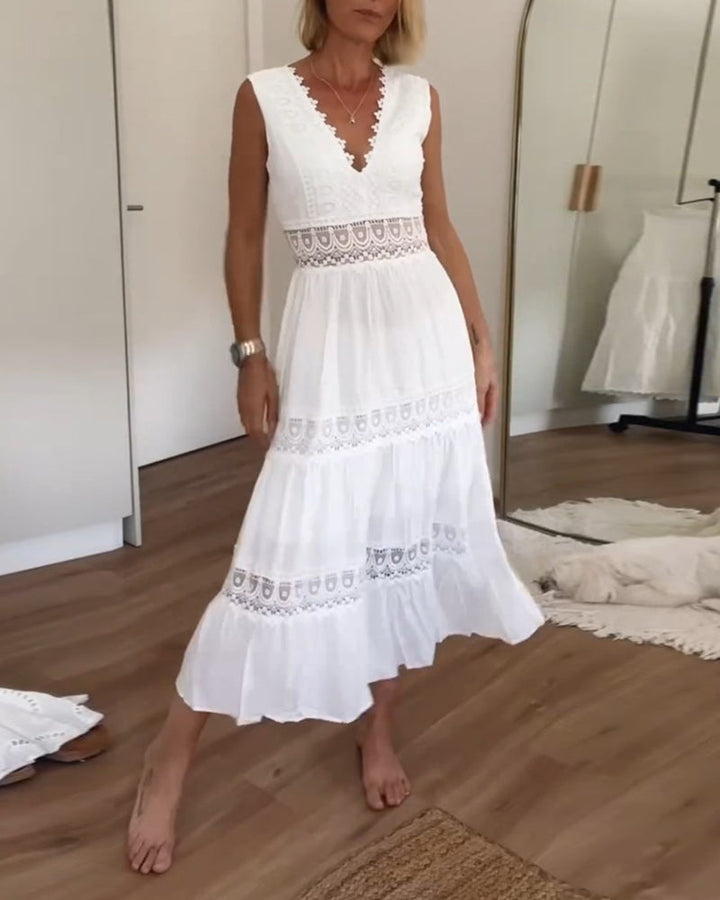 Aurelie™ – Elegancka koronkowa sukienka