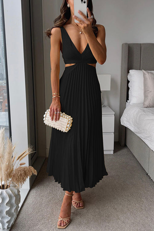 Elsa™ | Elegancka Plisowana Sukienka Maxi