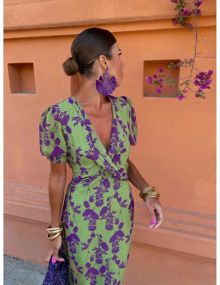 Melys™ | Elegancka sukienka w nadruki