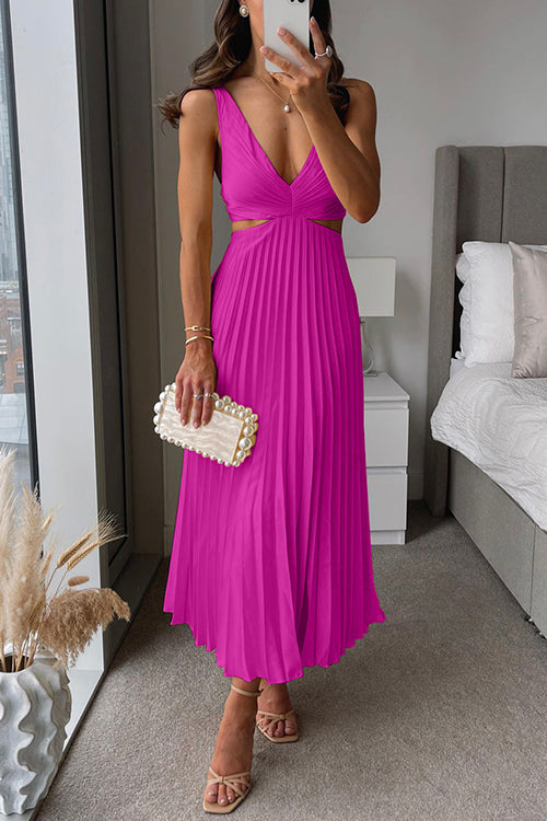 Elsa™ | Elegancka Plisowana Sukienka Maxi