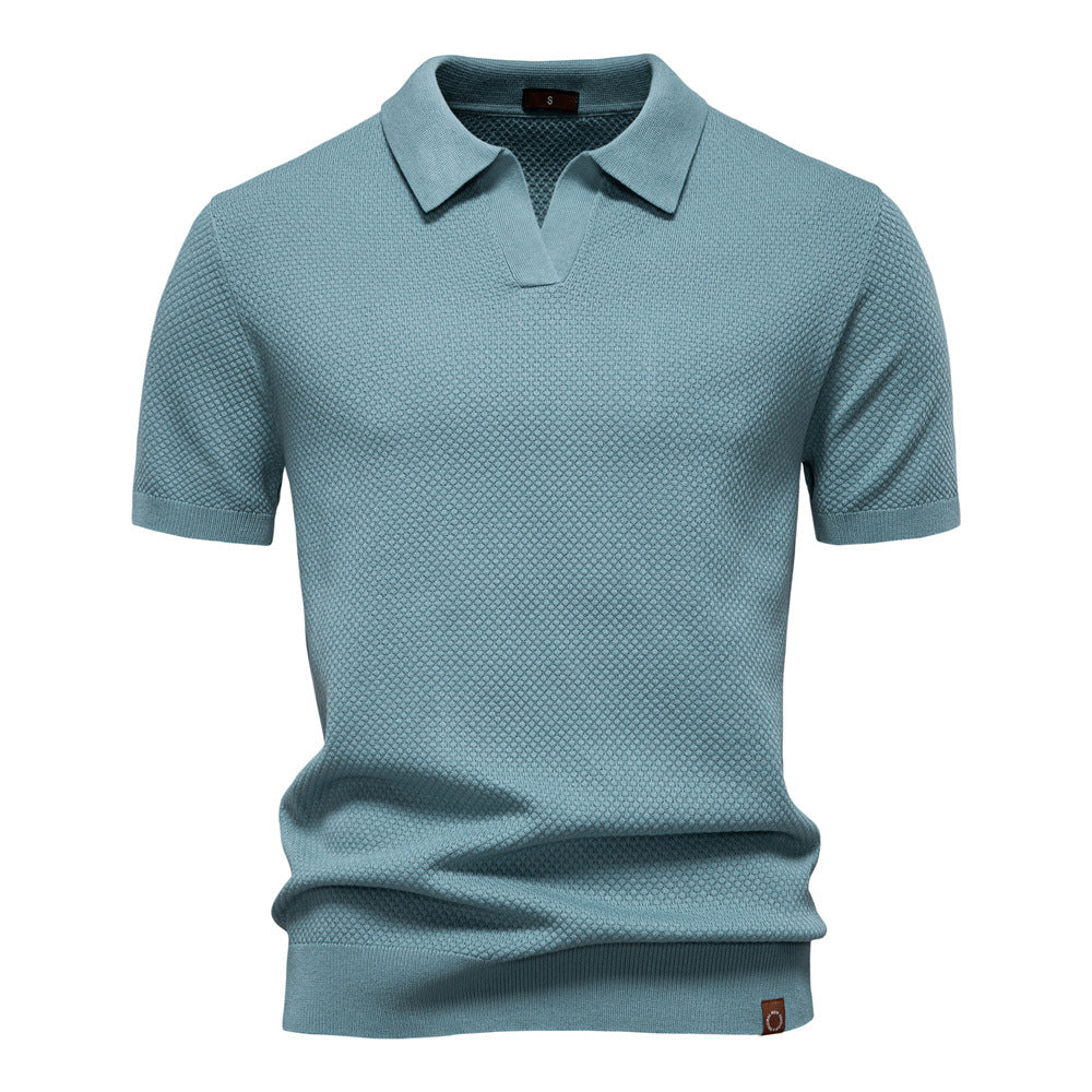 Ulrich™ | Męska Strukturalna Koszulka Polo