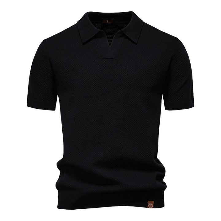 Ulrich™ | Męska Strukturalna Koszulka Polo