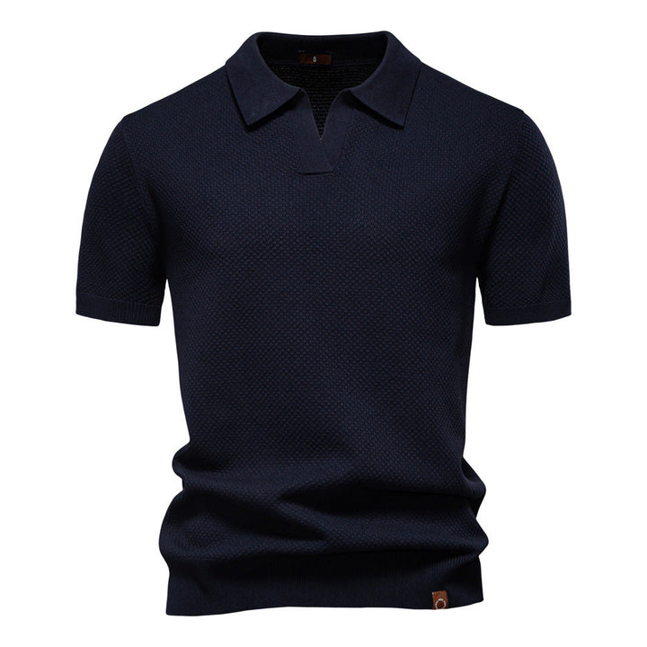 Ulrich™ | Męska Strukturalna Koszulka Polo