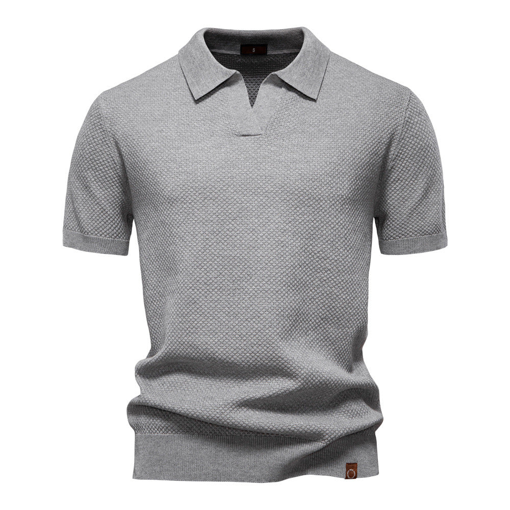 Ulrich™ | Męska Strukturalna Koszulka Polo