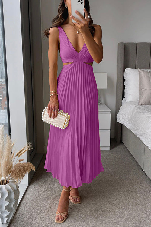Elsa™ | Elegancka Plisowana Sukienka Maxi