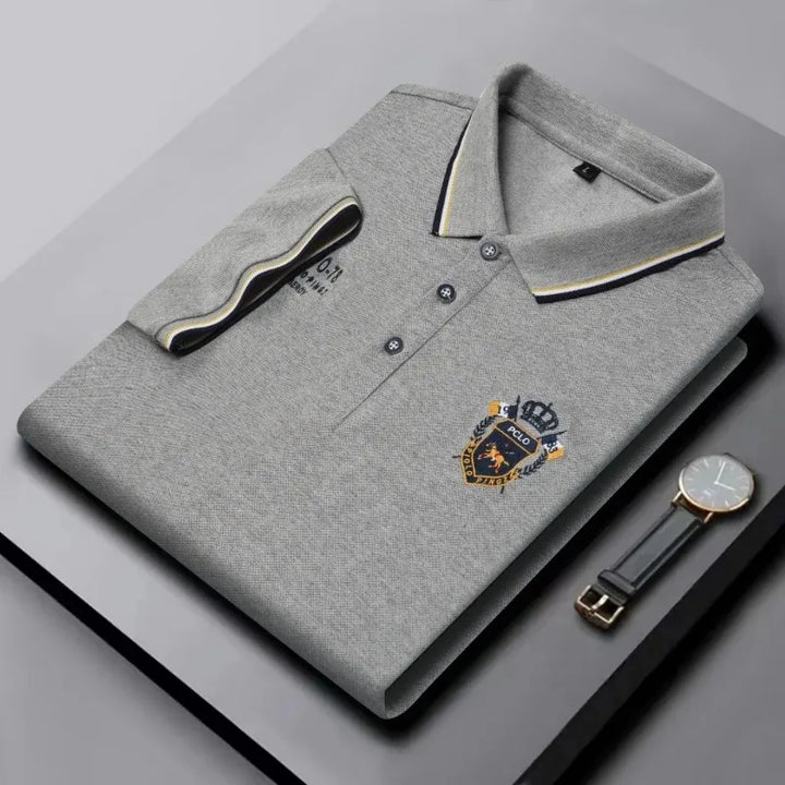 Aiden™ | Lekka letnia koszulka polo z haftem dla mężczyzn