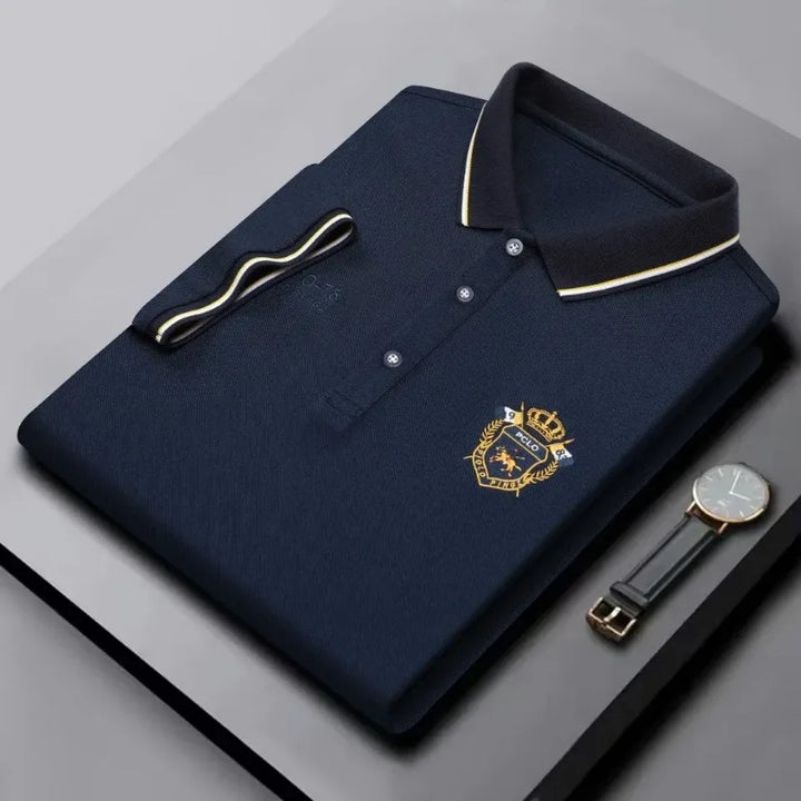 Aiden™ | Lekka letnia koszulka polo z haftem dla mężczyzn
