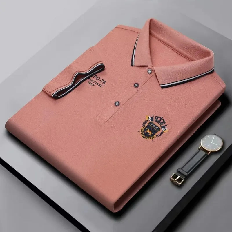 Aiden™ | Lekka letnia koszulka polo z haftem dla mężczyzn