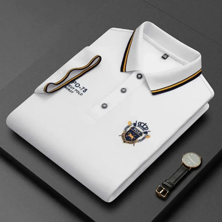 Aiden™ | Lekka letnia koszulka polo z haftem dla mężczyzn