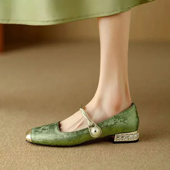 Solenza™ | Skórzane Mary Janes Mestelle
