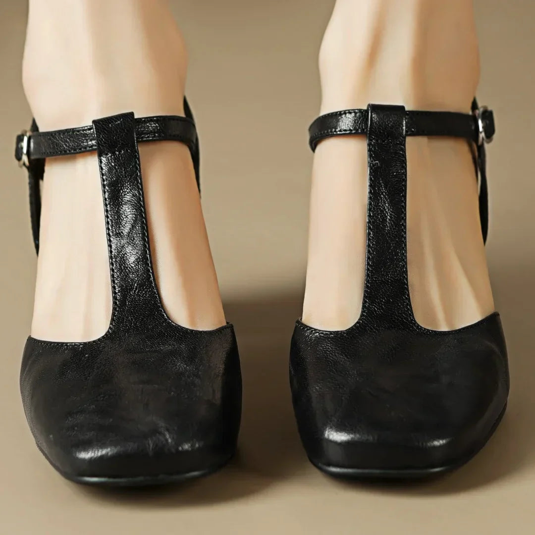 Beatrica™ | Skórzane Mary Janes dla Kobiet