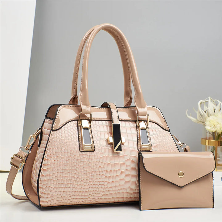 CrocoGlam™ | Damska Elegancka Torebka z Motywem Krokodyla