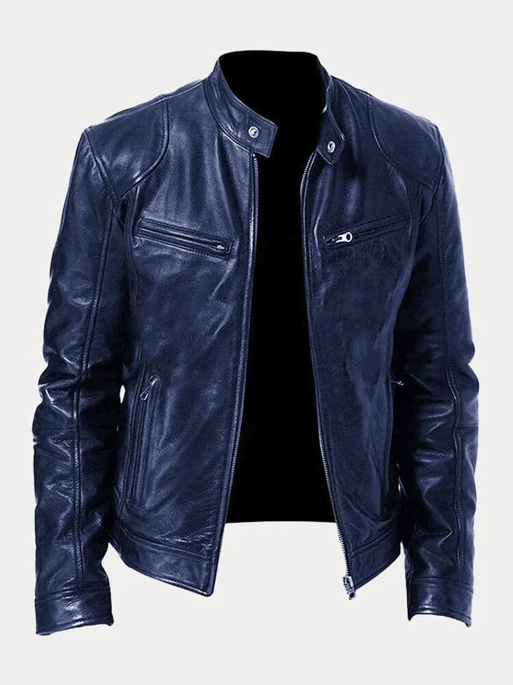 James™ | Elegancka skórzana kurtka dla mężczyzn
