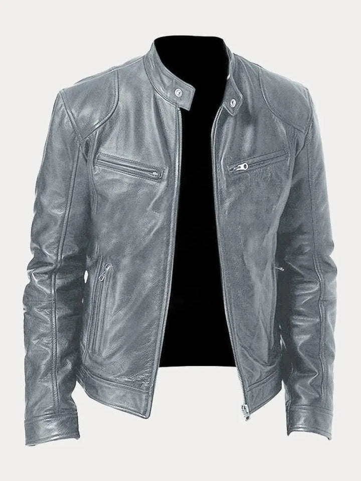 James™ | Elegancka skórzana kurtka dla mężczyzn