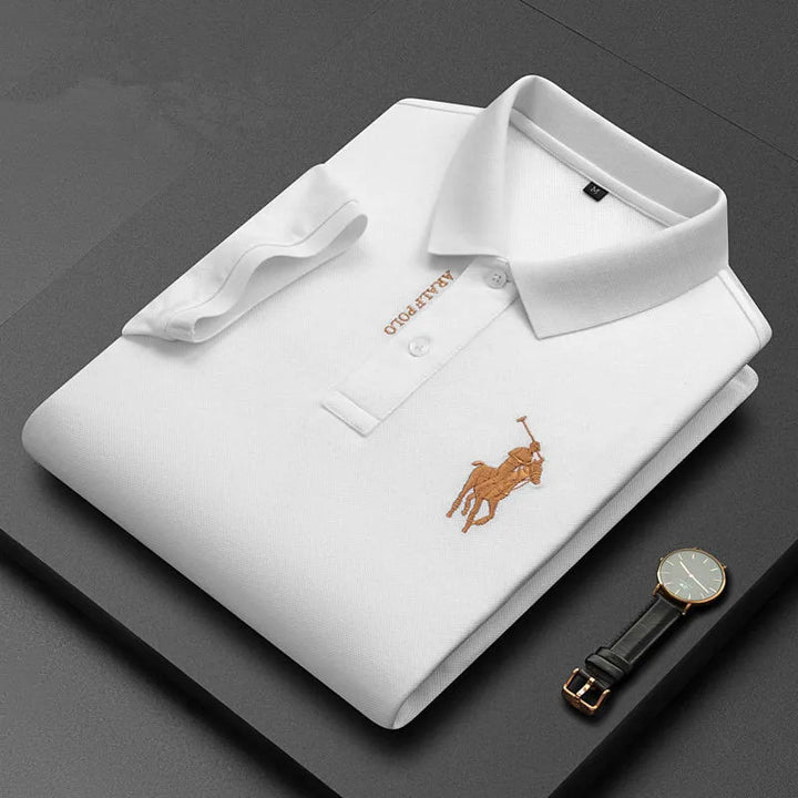 Adriano™ | Męska Wygodna Koszulka Polo z Nadrukiem