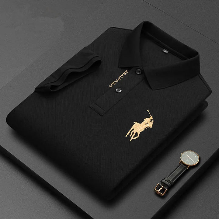 Adriano™ | Męska Wygodna Koszulka Polo z Nadrukiem