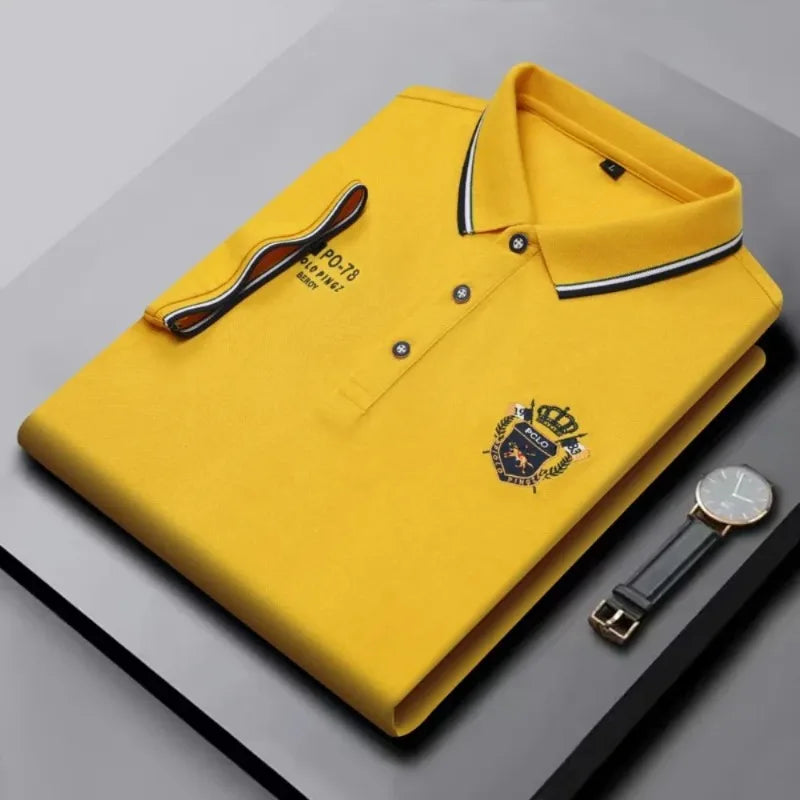 Aiden™ | Lekka letnia koszulka polo z haftem dla mężczyzn