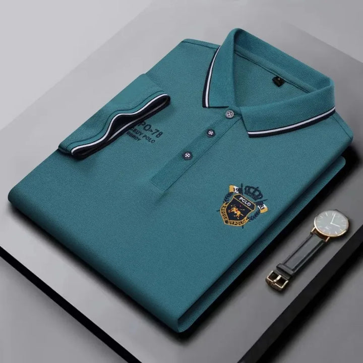 Aiden™ | Lekka letnia koszulka polo z haftem dla mężczyzn