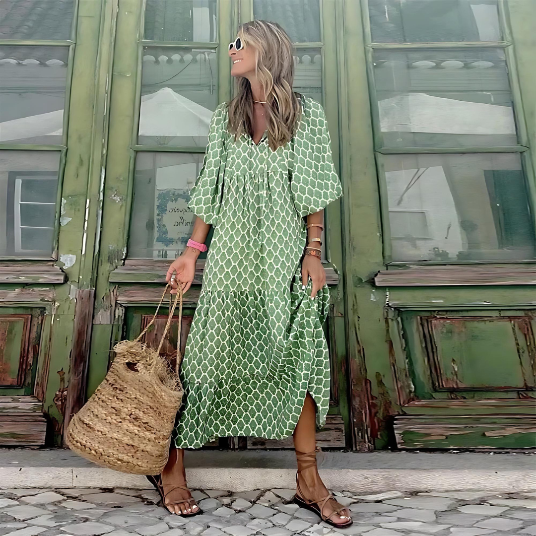 Justyna™ | Damska Elegancka Sukienka Letnia