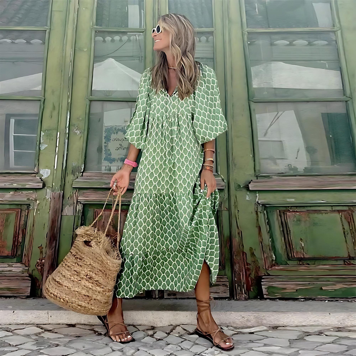 Justyna™ | Damska Elegancka Sukienka Letnia