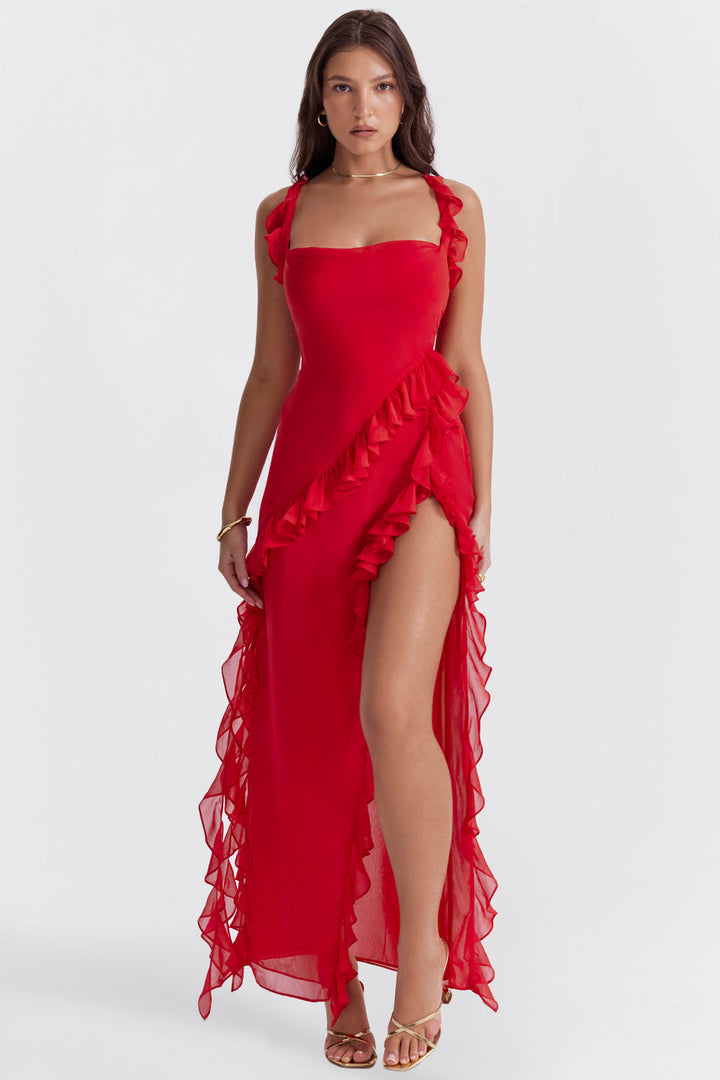 Arielle™ | Maxi sukienka z falbankami