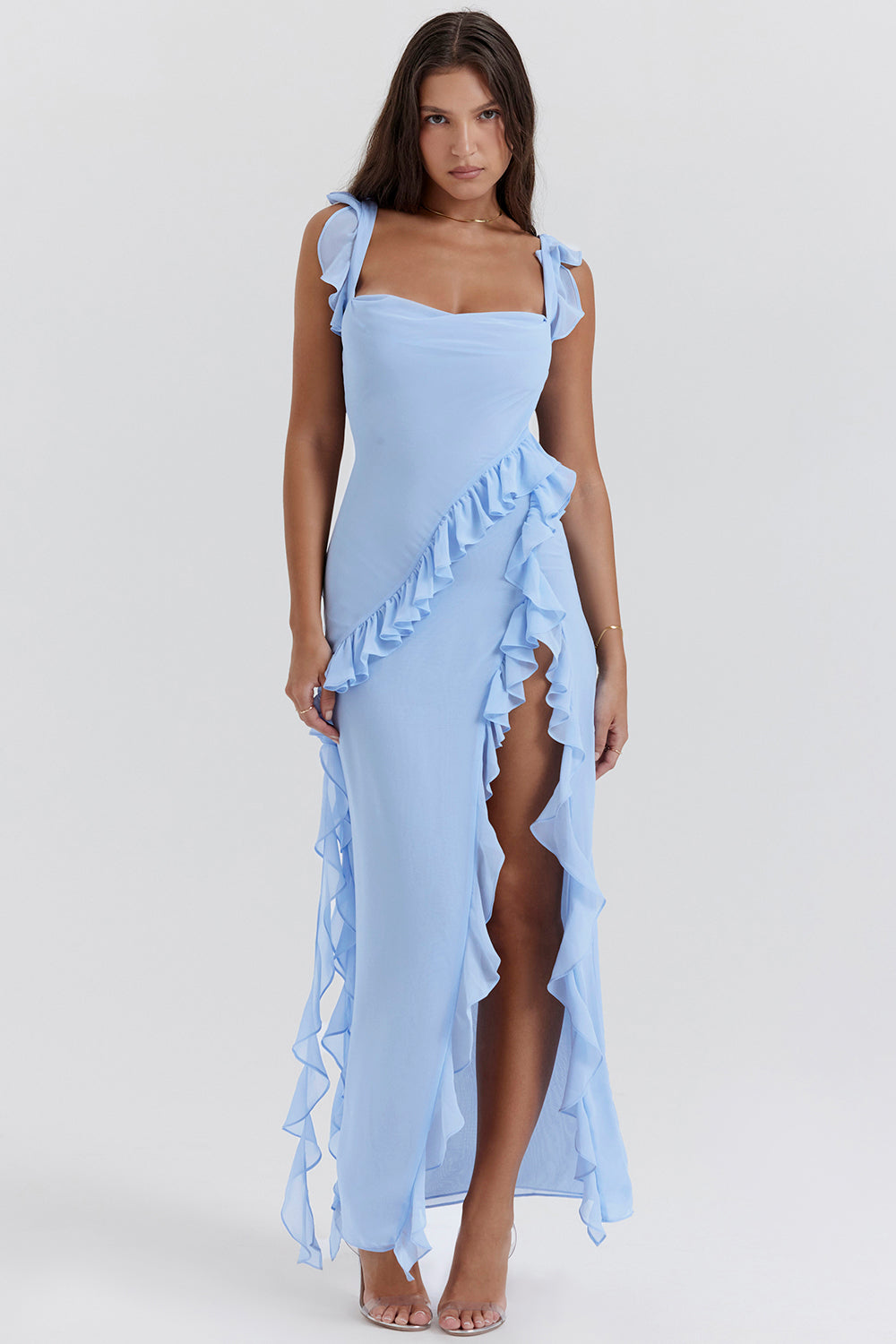 Arielle™ | Maxi sukienka z falbankami