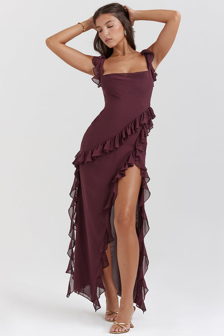 Arielle™ | Maxi sukienka z falbankami